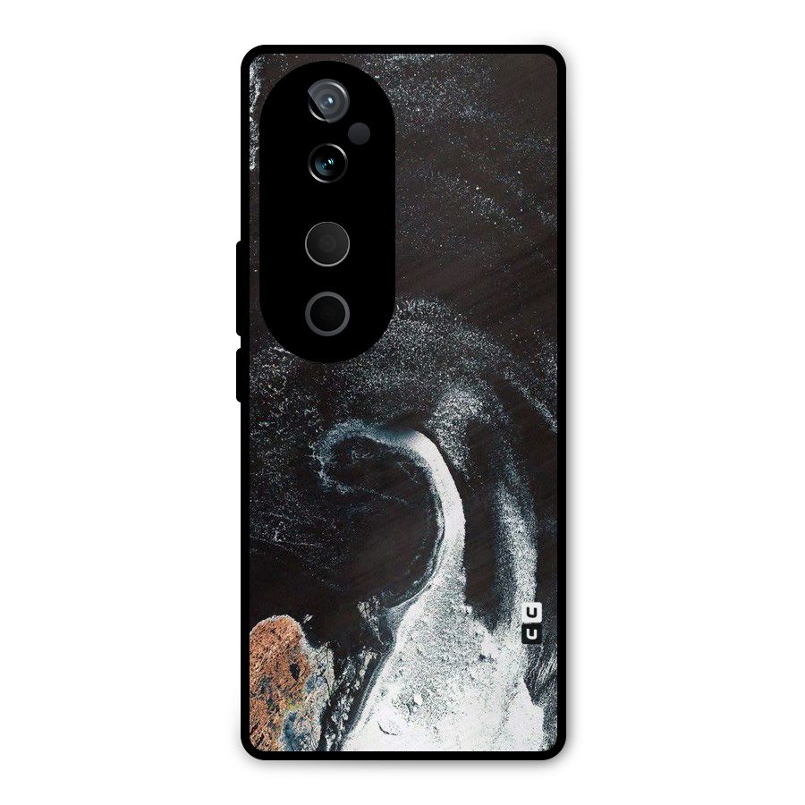 Sea Ice Space Art Metal Back Case for Vivo T3 Ultra