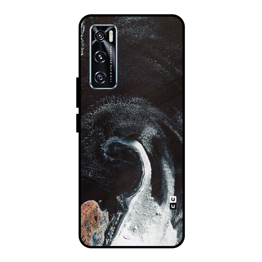 Sea Ice Space Art Metal Back Case for Vivo V20 SE