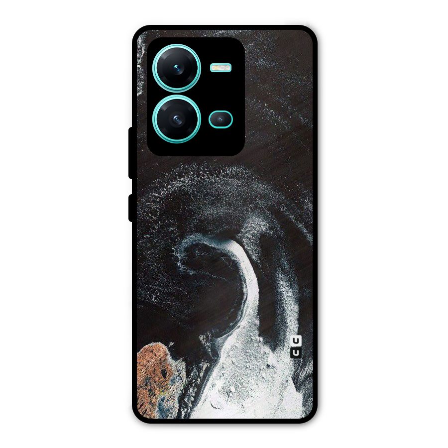 Sea Ice Space Art Metal Back Case for Vivo V25