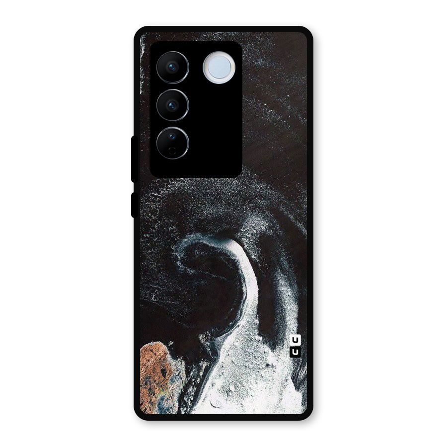 Sea Ice Space Art Metal Back Case for Vivo V27