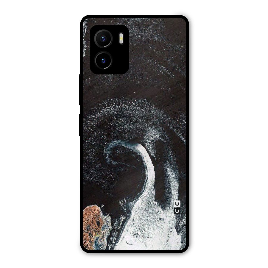 Sea Ice Space Art Metal Back Case for Vivo Y15s