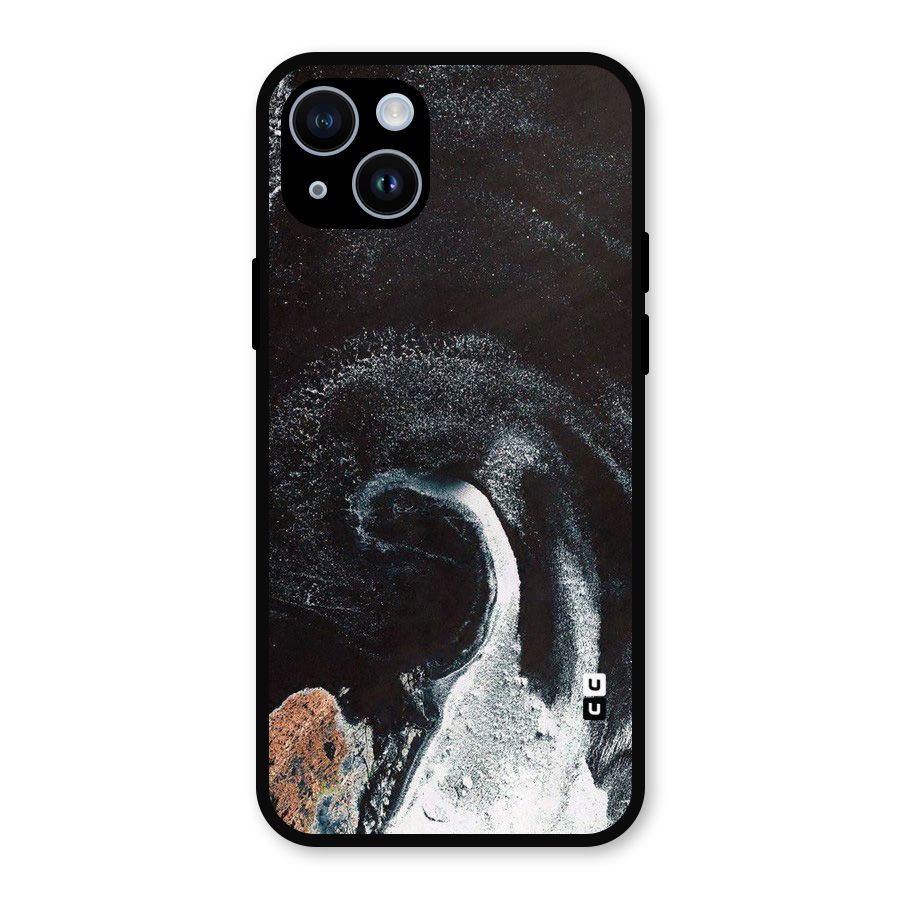 Sea Ice Space Art Metal Back Case for iPhone 14