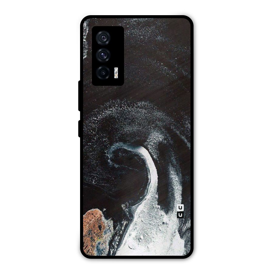 Sea Ice Space Art Metal Back Case for iQOO 7 5G