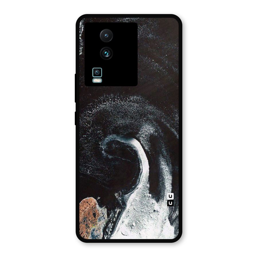 Sea Ice Space Art Metal Back Case for iQOO Neo 7