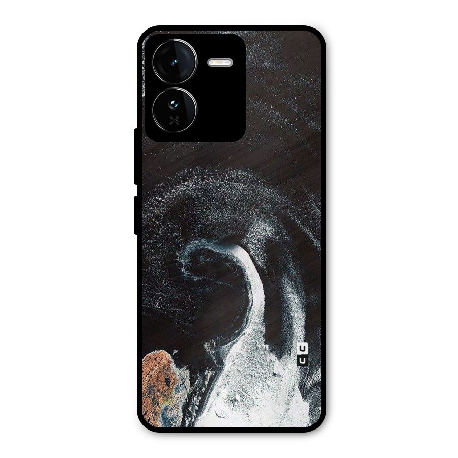 Sea Ice Space Art Metal Back Case for iQOO Z9