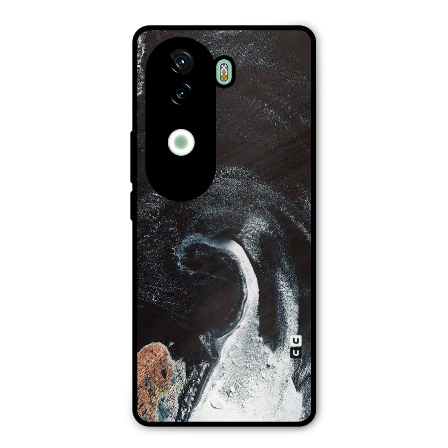 Sea Ice Space Art Metal Back Case for iQOO Z9s