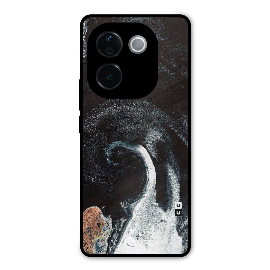 Sea Ice Space Art Metal Back Case for iQOO Z9s Pro