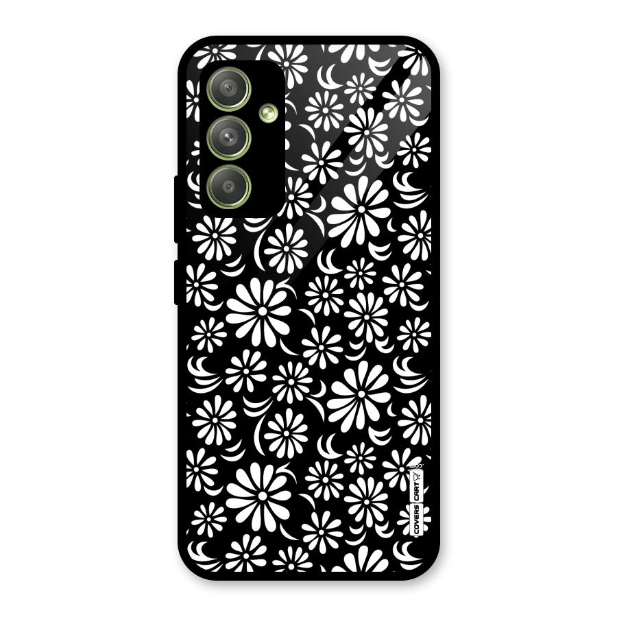 Sea Shell Abstract Art Glass Back Case for Galaxy A54