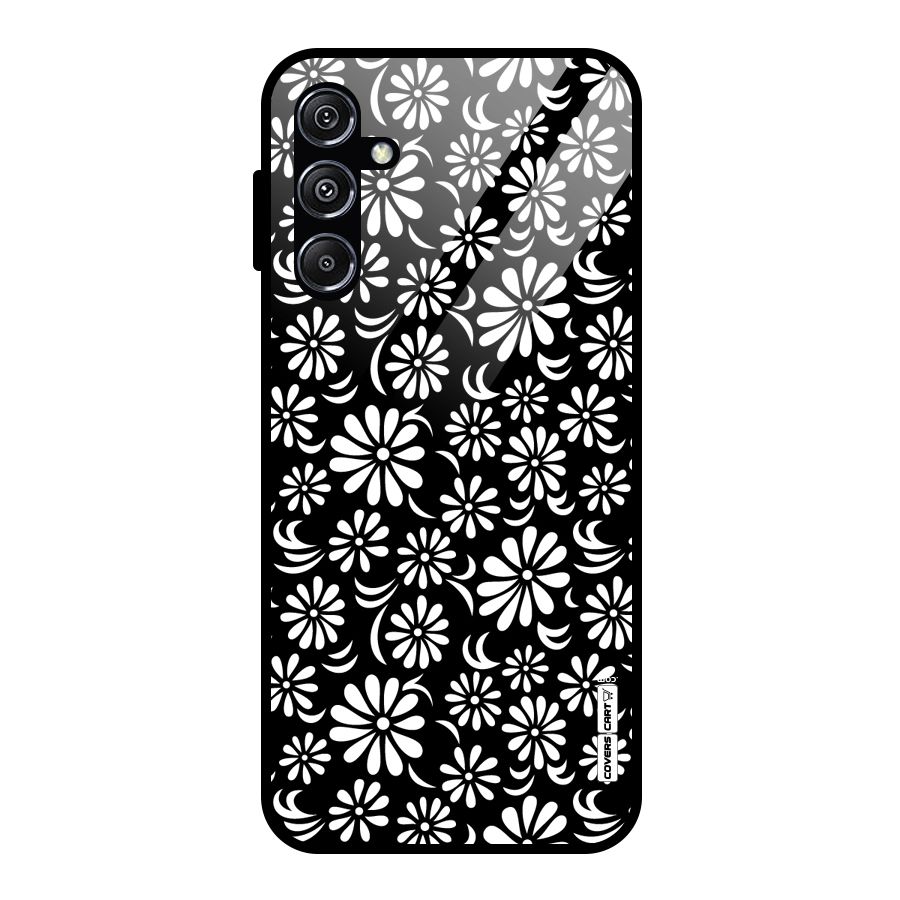 Sea Shell Abstract Art Glass Back Case for Galaxy M34 5G