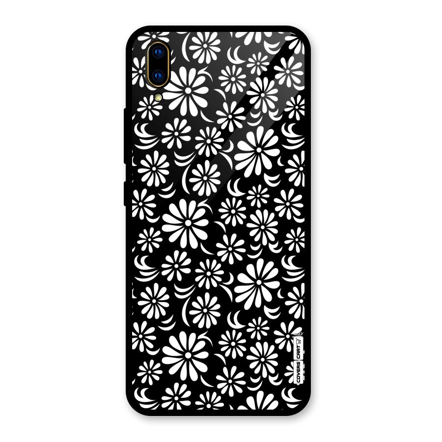 Sea Shell Abstract Art Glass Back Case for Vivo V11 Pro