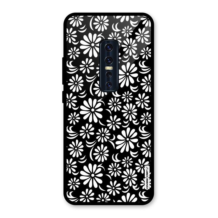 Sea Shell Abstract Art Glass Back Case for Vivo V17 Pro