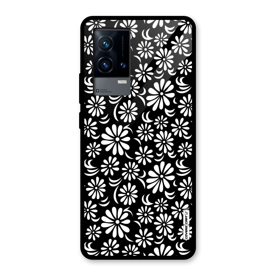 Sea Shell Abstract Art Glass Back Case for iQOO 9 5G