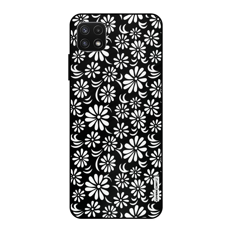 Sea Shell Abstract Art Metal Back Case for Galaxy A22 5G