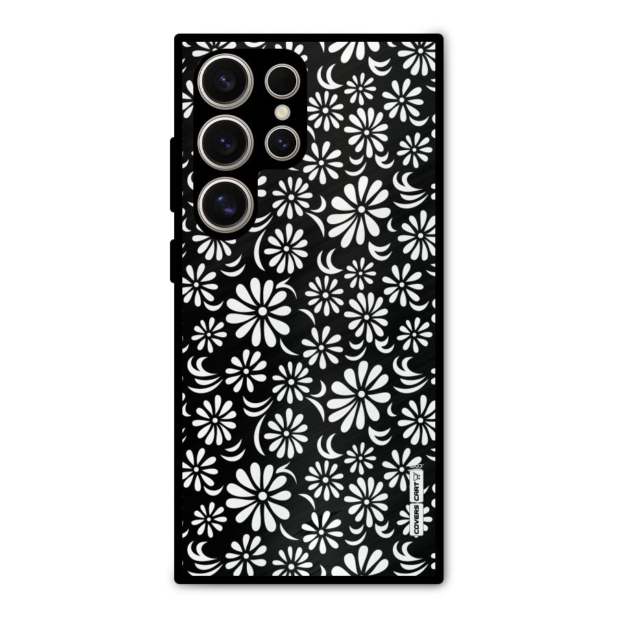 Sea Shell Abstract Art Metal Back Case for Galaxy S24 Ultra