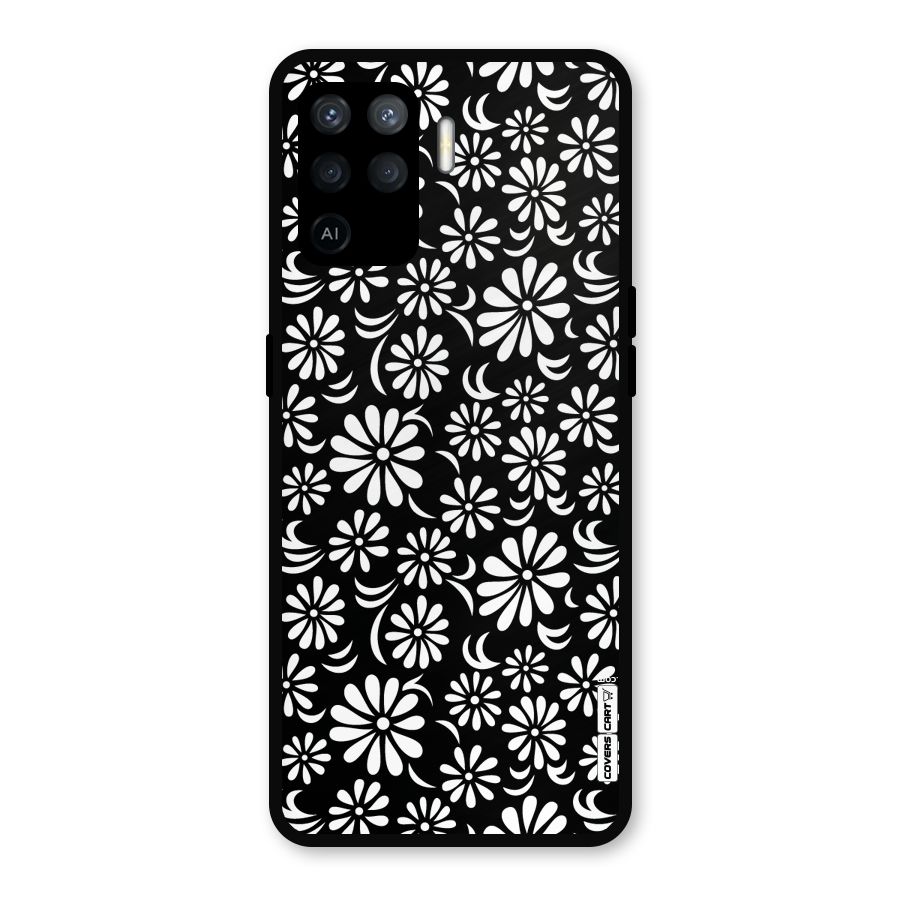 Sea Shell Abstract Art Metal Back Case for Oppo F19 Pro
