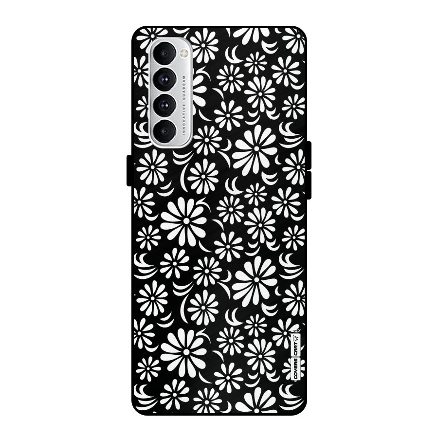 Sea Shell Abstract Art Metal Back Case for Oppo Reno4 Pro