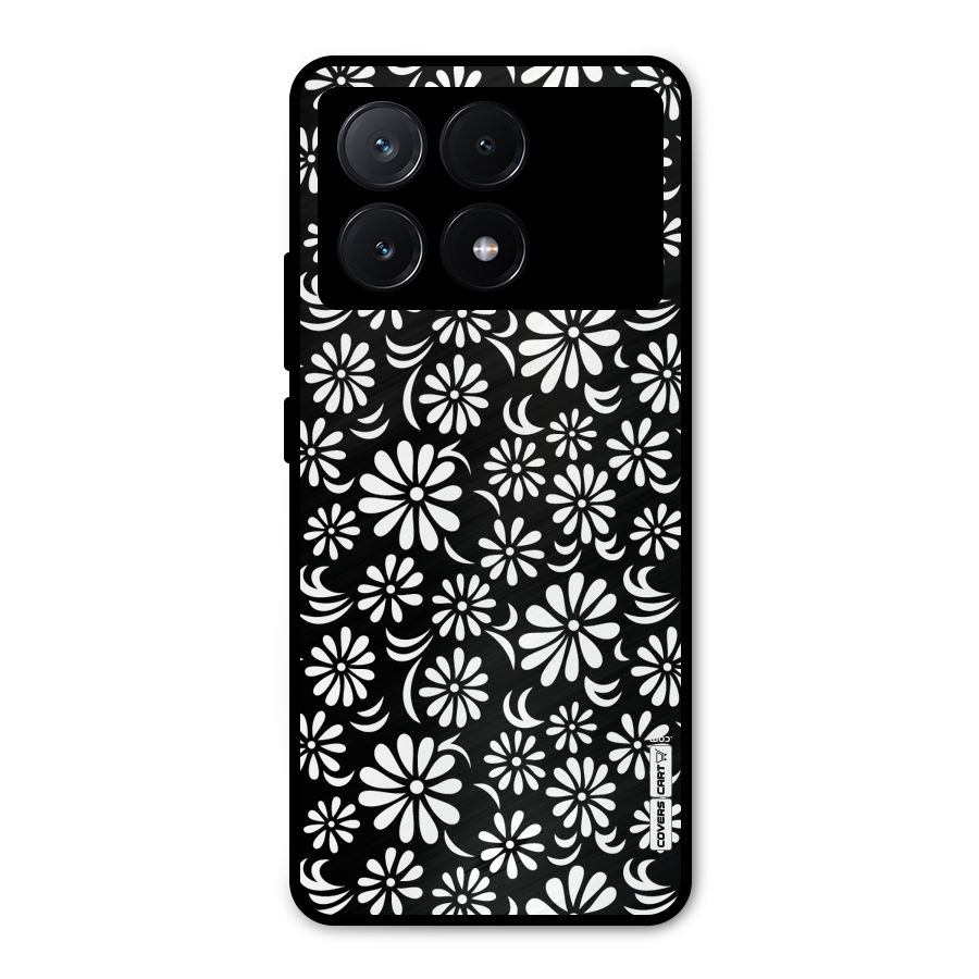 Sea Shell Abstract Art Metal Back Case for Poco X6 Pro