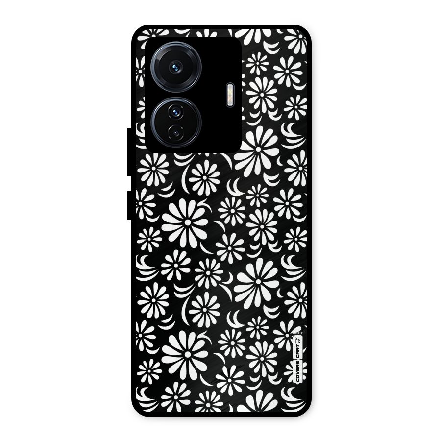 Sea Shell Abstract Art Metal Back Case for Vivo T1 Pro