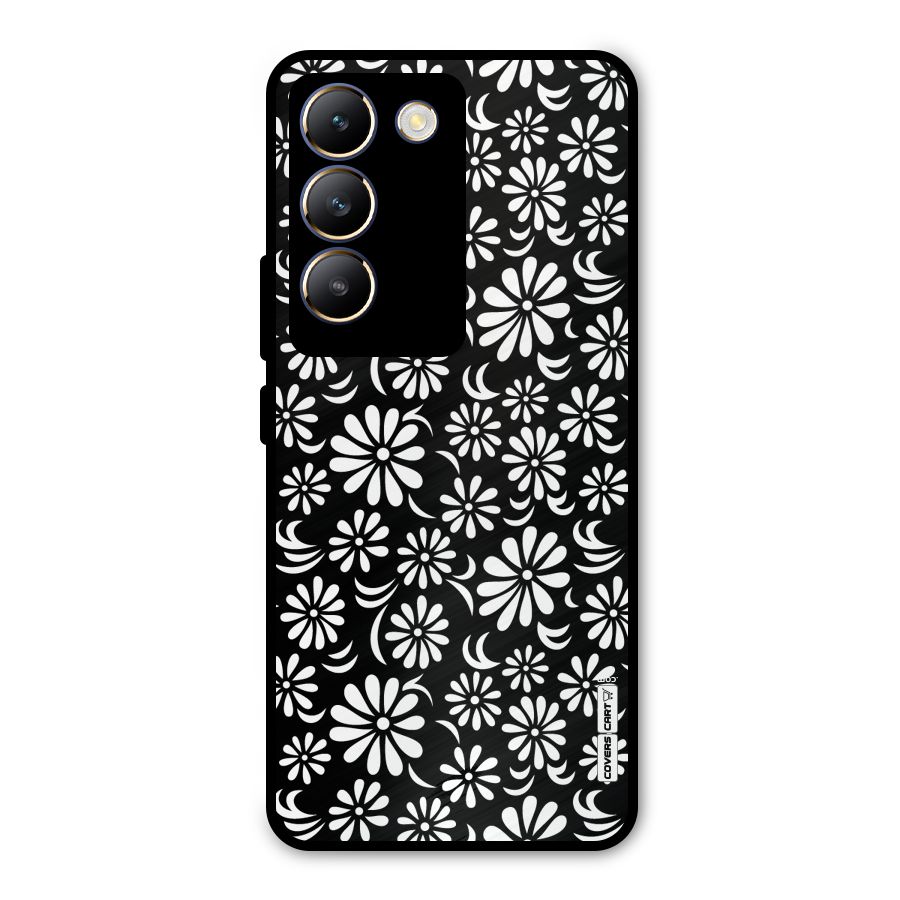 Sea Shell Abstract Art Metal Back Case for Vivo T3 5G