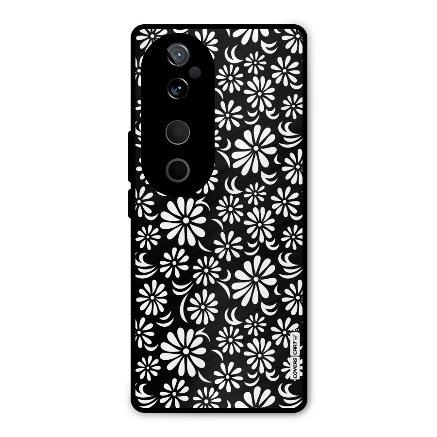 Sea Shell Abstract Art Metal Back Case for Vivo T3 Ultra