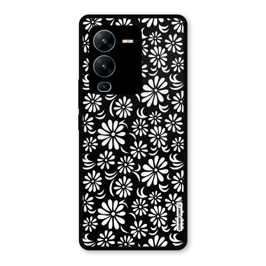 Sea Shell Abstract Art Metal Back Case for Vivo V25 Pro