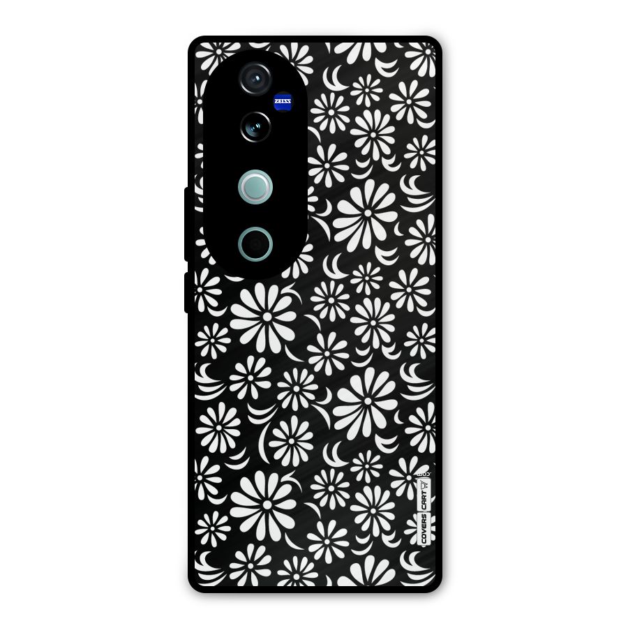 Sea Shell Abstract Art Metal Back Case for Vivo V40 Pro
