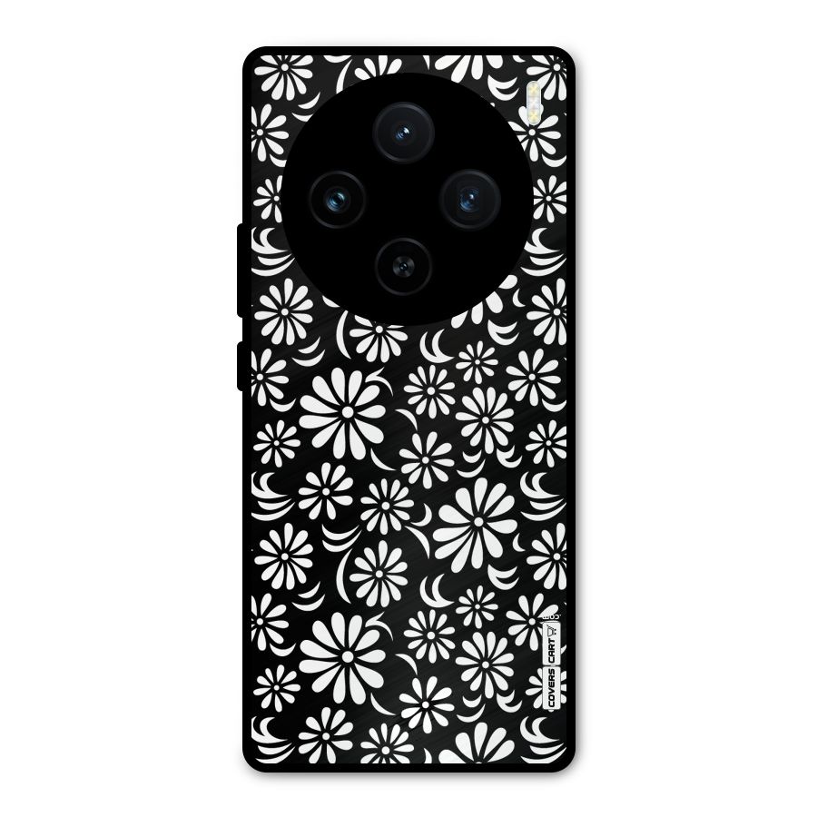 Sea Shell Abstract Art Metal Back Case for Vivo X100