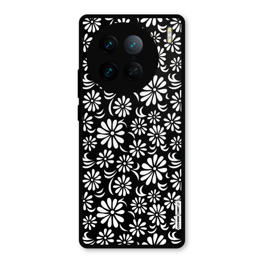 Sea Shell Abstract Art Metal Back Case for Vivo X90 Pro