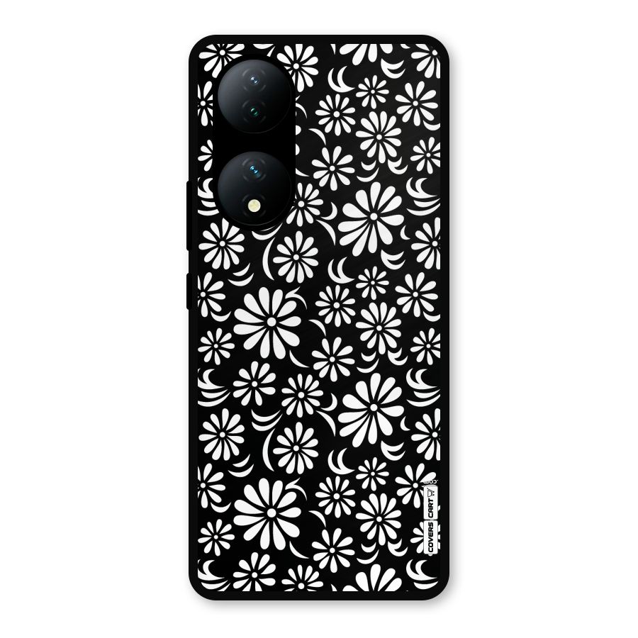Sea Shell Abstract Art Metal Back Case for Vivo Y100a