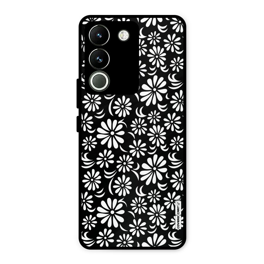 Sea Shell Abstract Art Metal Back Case for Vivo Y200