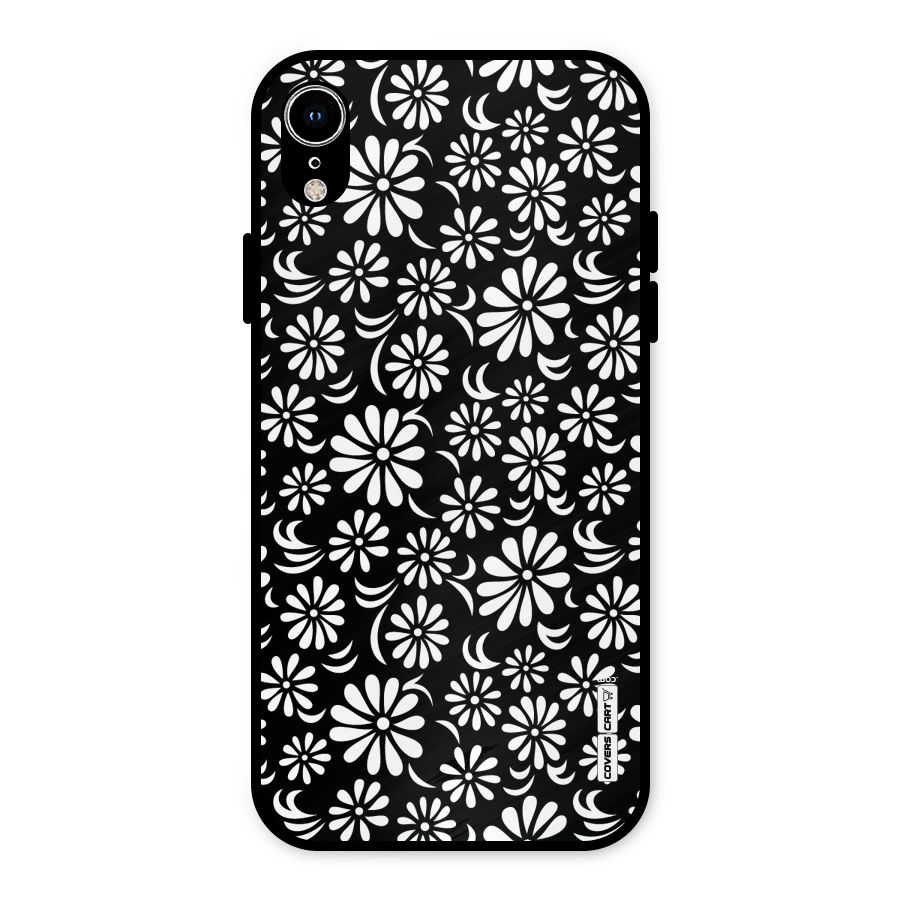 Sea Shell Abstract Art Metal Back Case for iPhone XR