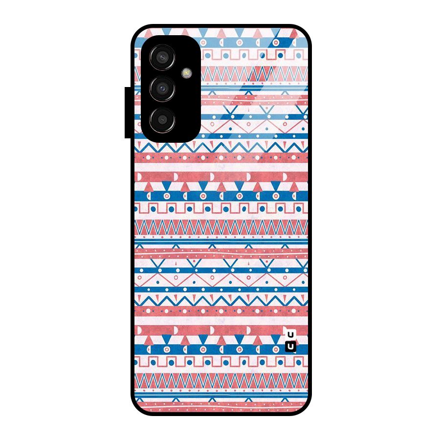 Seamless Ethnic Pattern Glass Back Case for Galaxy F13