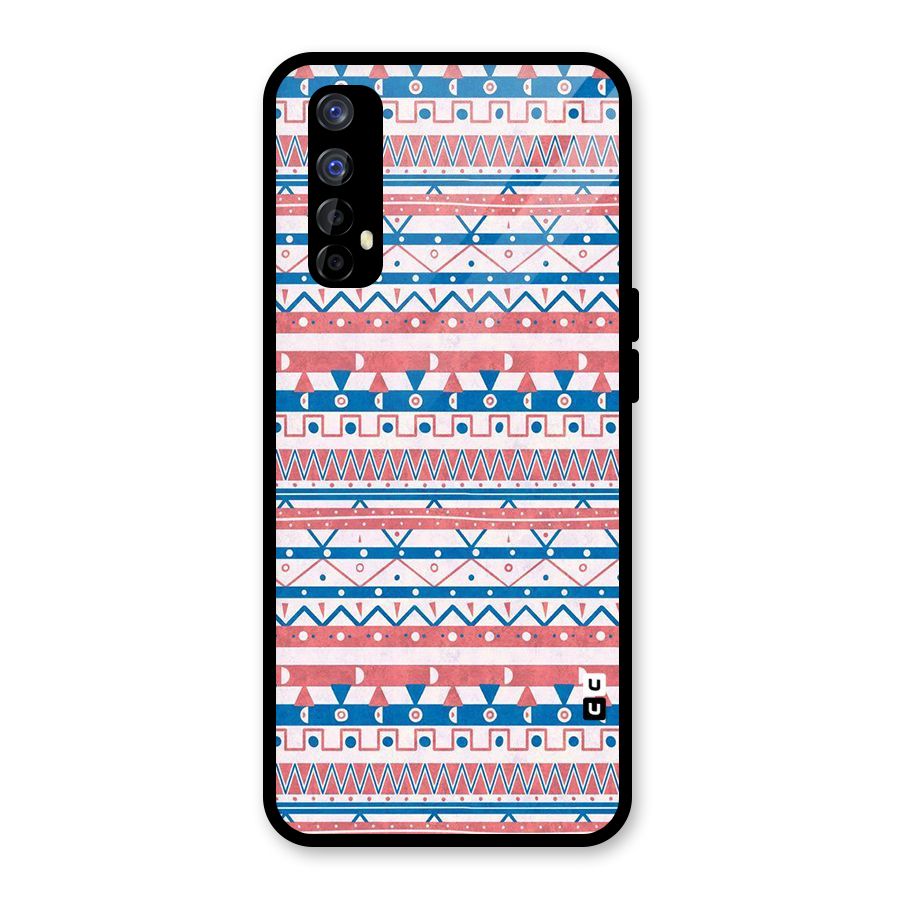 Seamless Ethnic Pattern Glass Back Case for Realme Narzo 20 Pro