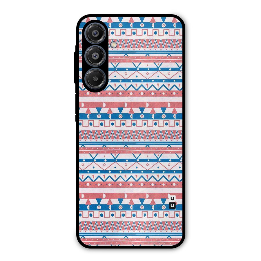 Seamless Ethnic Pattern Metal Back Case for Galaxy A16 5G