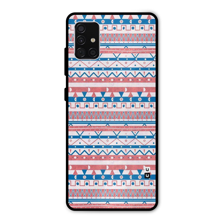 Seamless Ethnic Pattern Metal Back Case for Galaxy A51