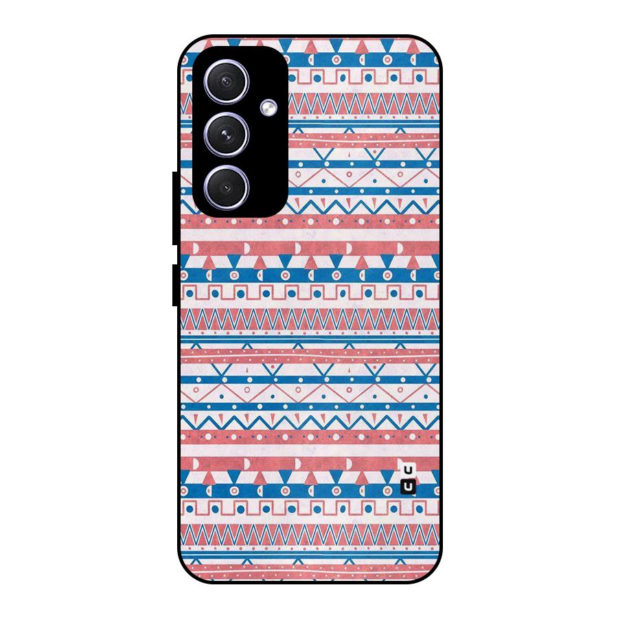 Seamless Ethnic Pattern Metal Back Case for Galaxy A54