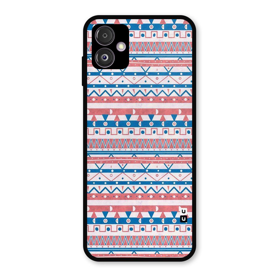 Seamless Ethnic Pattern Metal Back Case for Galaxy F14