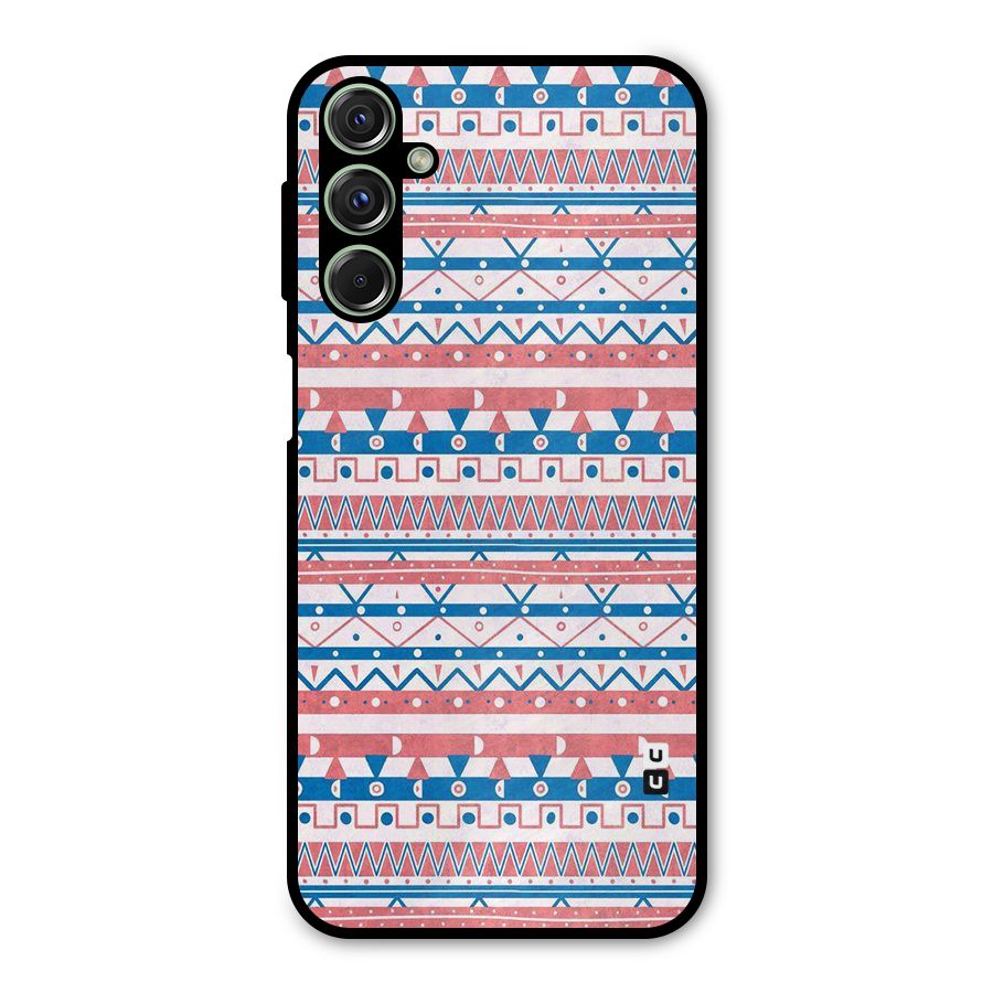Seamless Ethnic Pattern Metal Back Case for Galaxy F34