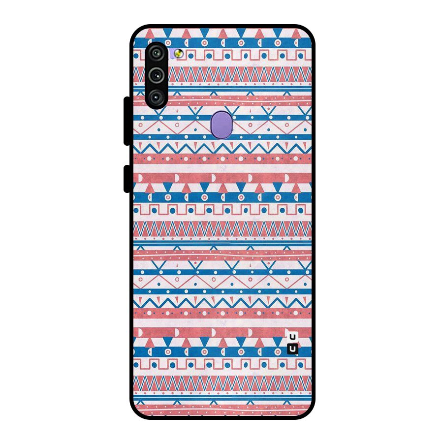 Seamless Ethnic Pattern Metal Back Case for Galaxy M11