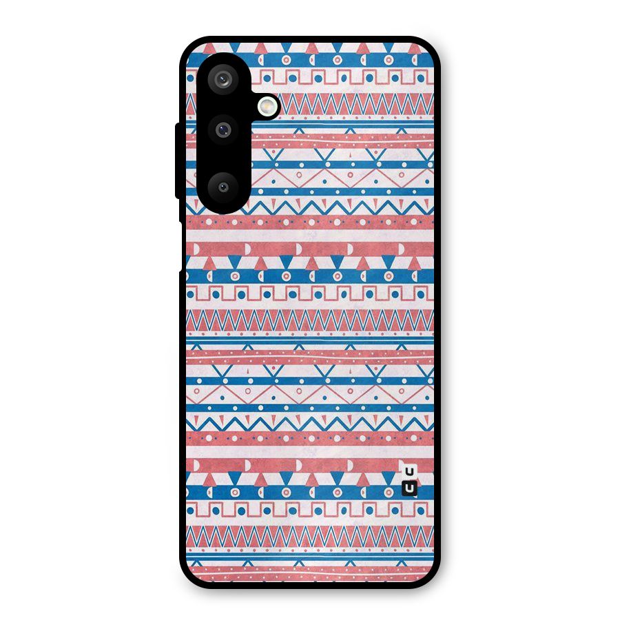 Seamless Ethnic Pattern Metal Back Case for Galaxy M16