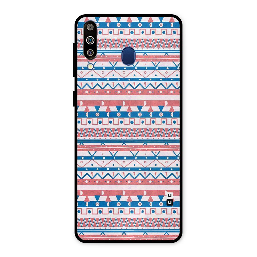 Seamless Ethnic Pattern Metal Back Case for Galaxy M30