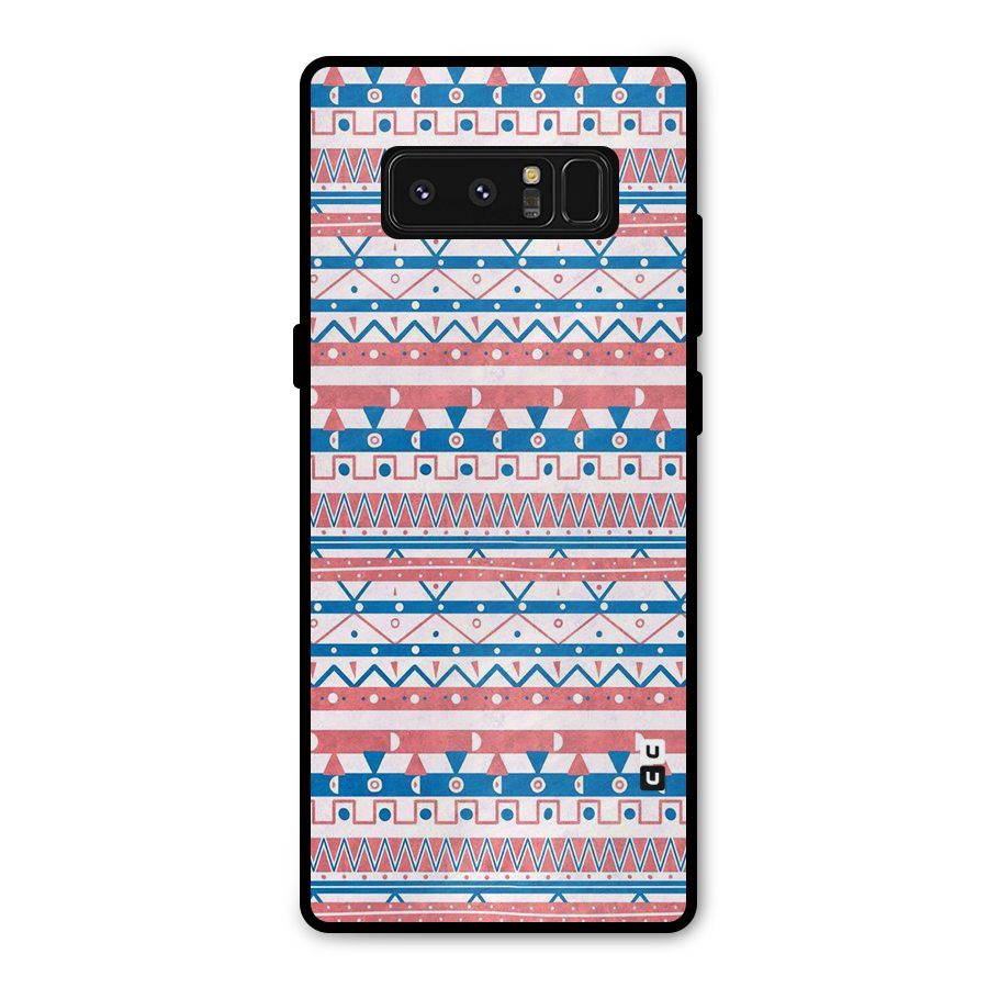 Seamless Ethnic Pattern Metal Back Case for Galaxy Note 8
