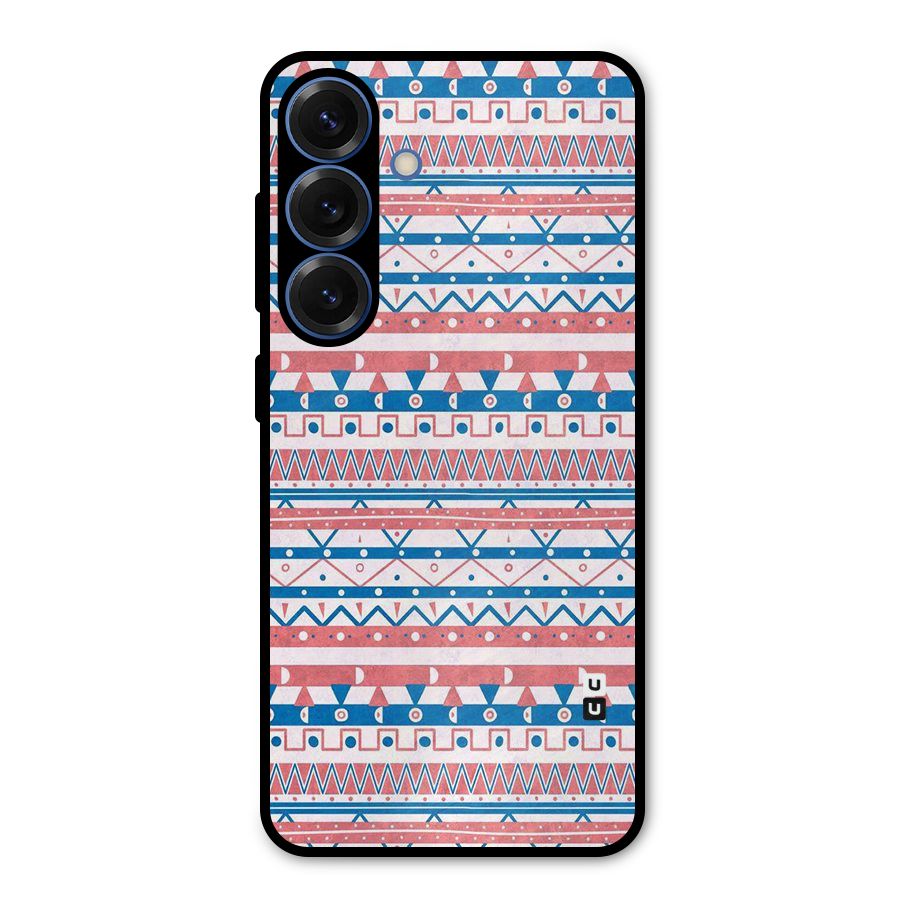 Seamless Ethnic Pattern Metal Back Case for Galaxy S25