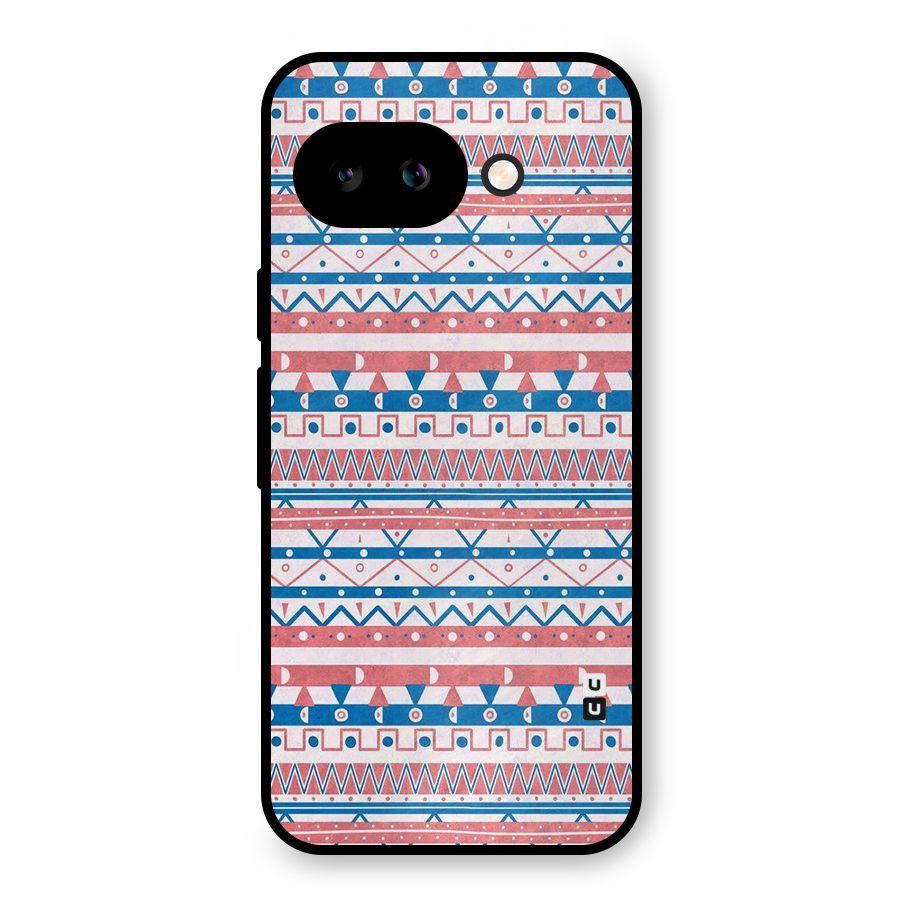 Seamless Ethnic Pattern Metal Back Case for Google Pixel 9a
