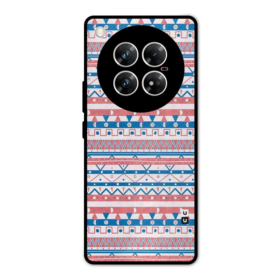 Seamless Ethnic Pattern Metal Back Case for Infinix Zero 40 5G