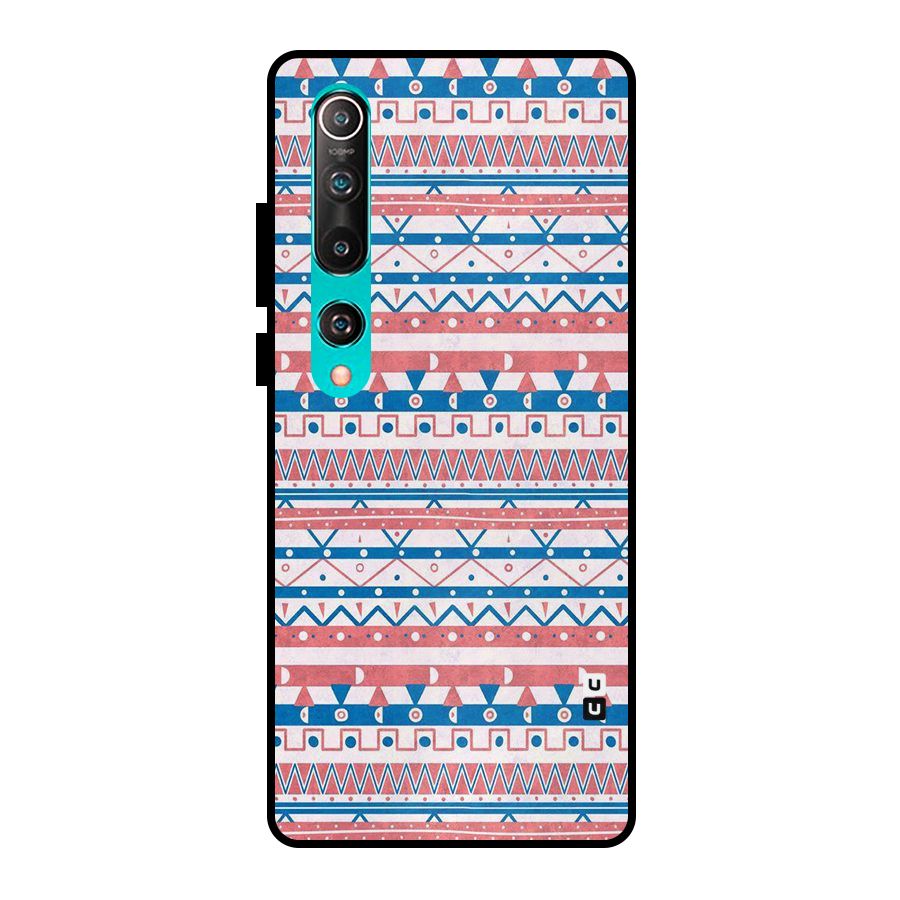 Seamless Ethnic Pattern Metal Back Case for Mi 10