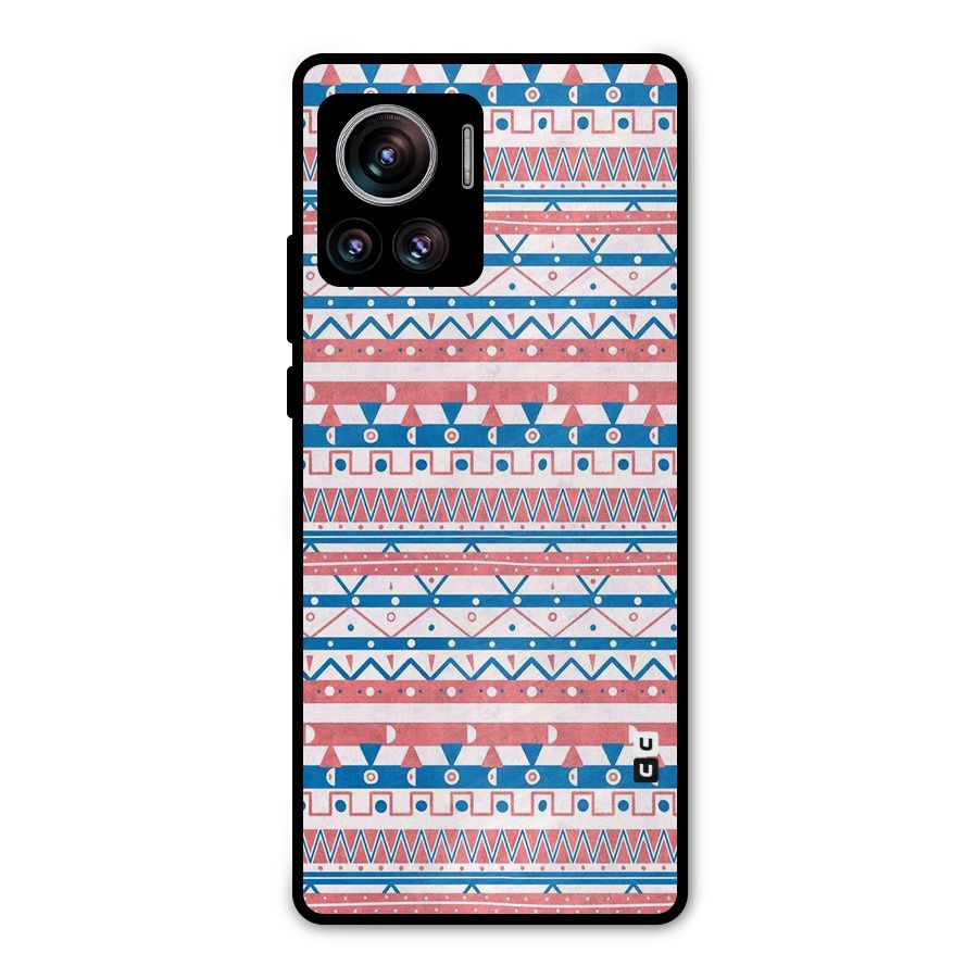 Seamless Ethnic Pattern Metal Back Case for Motorola Edge 30 Ultra