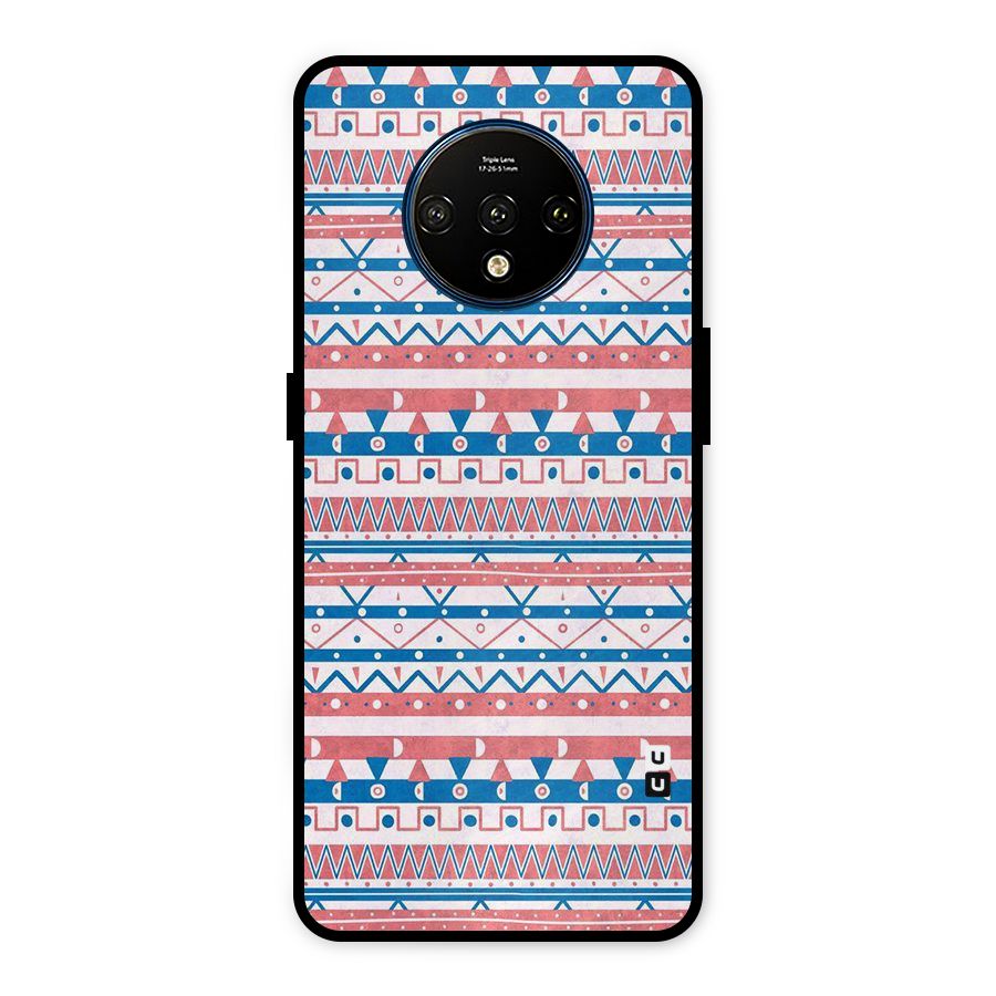 Seamless Ethnic Pattern Metal Back Case for OnePlus 7T