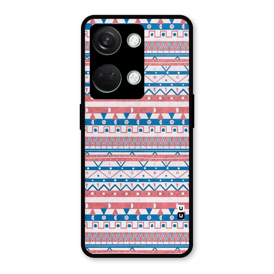 Seamless Ethnic Pattern Metal Back Case for OnePlus Nord 3