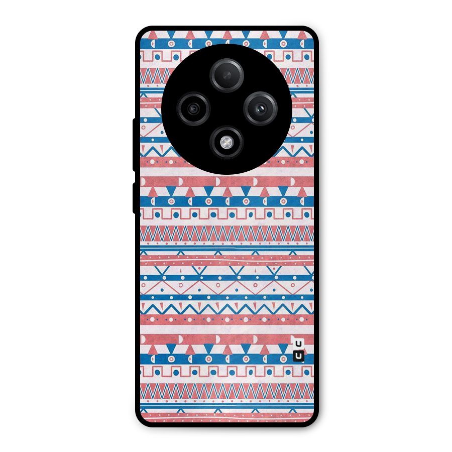 Seamless Ethnic Pattern Metal Back Case for Oppo F27 Pro Plus